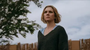 Rhea Seehorn as Carol in Pluribus Season 1. Photo: Apple TV+