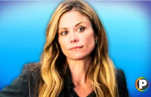 Claire Coffee as Agent Anna in FBI season 8 [Custom cover edited by Primetimer. Original Image © Instagram/Claire Coffee]