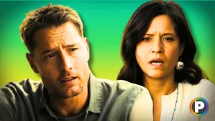 Justin Hartley and Chelle Ramos in Tracker Season 3 (Custom cover edited by Primetimer, Original Image ©️CBS)