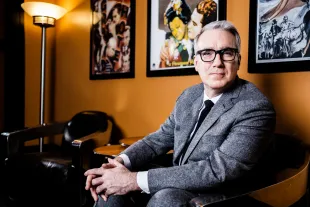 Keith Olbermann, TV personality and host of GQ's 'The Resistance', photographed in New York City on February 7, 2017. (Photo by Chris Sorensen for The Washington Post via Getty Images)