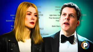 Rosamund Pike and Jesse Eisenberg in Now You See Me: Now You Don't (Custom cover edited by Primetimer, Original Image ©️Lionsgate Movies)