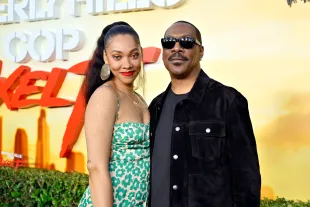 Bria Murphy and Eddie Murphy attend the Beverly Hills Cop: Axel F World Premiere (Image via Getty)