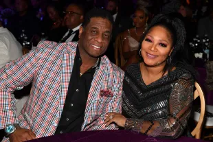 The Braxtons star Trina Braxton and husband Von Scales (Image via Getty)