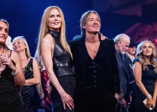 FRISCO, TEXAS - MAY 08: (L-R) Nicole Kidman and Keith Urban attend the 60th Academy of Country Music Awards at The Star in Frisco on May 08, 2025 in Frisco, Texas.  (Photo by John Shearer/Getty Images for ACM)