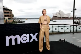 SYDNEY, AUSTRALIA - MARCH 31: The White Lotus season 3 cast member  Leslie Bibb poses for a photocall at the Park Hyatt on March 31, 2025 in Sydney, Australia. (Photo by Don Arnold/WireImage)