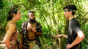 Rizo (right) with his Survivor co-stars (Image via Instagram/@survivorcbs)