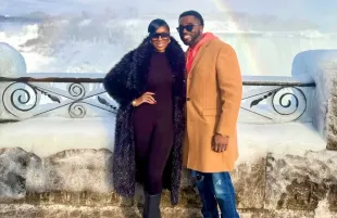 Wendy and Eddie Osefo (Image via Instagram/@wendyosefo)