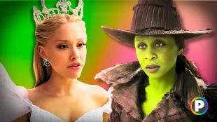 Ariana Grande and Cynthia Erivo in Wicked: For Good (Custom cover edited by Primetimer, Original Image ©️Universal Pictures)
