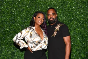 Kandi Burruss and Todd Tucker came together to celebrate their daughter Blaze’s sixth birthday (Photo by Paras Griffin/Getty Images)