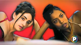 True Whitaker and Rachel Anne Sennott in I Love LA season 1 (Custom cover edited by Primetimer, Original Image ©️HBO Max)