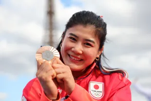 Nonoka Ozaki of Team Japan (Image via Getty)