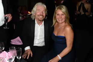 Virgin Group mogul, Richard Branson, announces wife's death (Photo by Dominic O'Neill/Boodles Boxing Ball Committee via Getty Images)