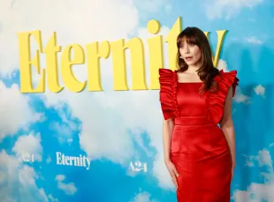 LOS ANGELES, CALIFORNIA - NOVEMBER 05: Elizabeth Olsen attends the Los Angeles special screening of A24's "Eternity" at AMC Century City 15 on November 05, 2025 in Los Angeles, California. (Photo by Frazer Harrison/Getty Images)