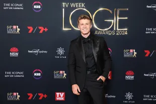 DWTS Robert Irwin attends the 64th TV WEEK Logie Awards at The Star, Sydney (Image via Getty)