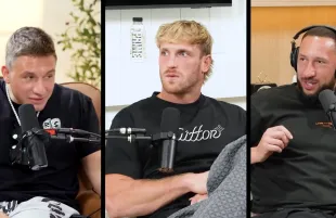 SteveWillDoIt calls out Logan Paul after abruptly taking his leave from imPaulsive podcast. (Image via YouTube/IMPAULSIVE)