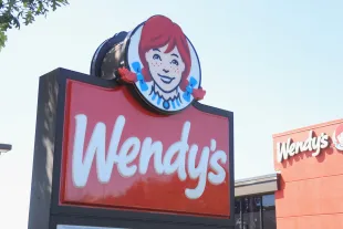 FARMINGDALE, NEW YORK - SEPTEMBER 15: A general view of a Wendy's restaurant on September 15, 2022 in Farmingdale, New York, United States. Many families along with businesses are suffering the effects of inflation as the economy is dictating a change in spending habits. (Photo by Bruce Bennett/Getty Images)
