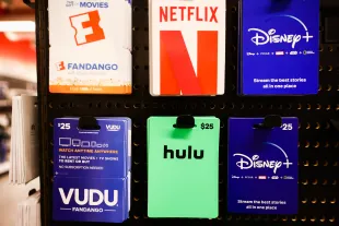 Gift cards are seen inside a store in New York, United States of America, on July 5th, 2024. (Photo by Beata Zawrzel/NurPhoto via Getty Images)