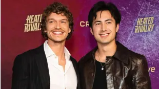 Connor Storrie and Hudson Williams at TIFF ( Image via Instagram/@connorstorrieofficial)