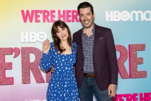 Zooey Deschanel and Jonathan Scott (Image Via Getty)