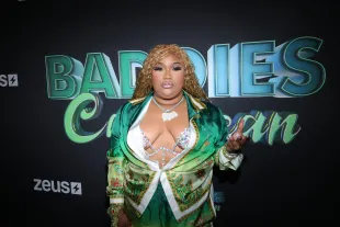 Biggie attends Baddies Caribbean Premiere at AMC Century City 15 (Image via Getty)