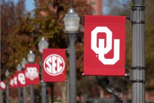 An OU graduate student instructor was placed on administrative leave after a student accused them of discrimination [Representational Image] (Image via Kirby Lee/Getty Images)