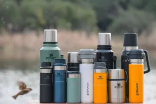 ANKARA, TURKIYE - FEBRUARY 09: Various Stanley quenchers and mugs are seen in Ankara, Turkiye on February 9, 2025. (Photo by Mustafa Hatipoglu/Anadolu via Getty Images)