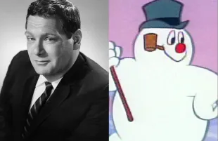Comedian Jackie Vernon aka Frosty the Snowman from the Ed Sullivan Show in 1966 (Image via YouTube / @ClassicComedyCuts)