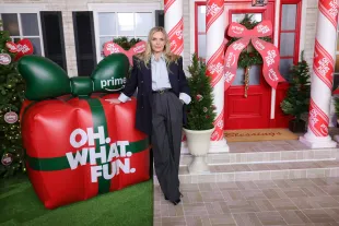 NEW YORK, NEW YORK - DECEMBER 02: Michelle Pfeiffer attends the premiere of Amazon MGM Studios' "Oh. What. Fun." at Alice Tully Hall on December 02, 2025 in New York City. (Photo by Michael Loccisano/Getty Images)