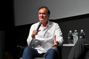 NEW YORK, NEW YORK - JUNE 14: Quentin Tarantino speaks onstage at the "Jackie Brown" screening during the 2024 Tribeca Festival at SVA Theater on June 14, 2024 in New York City. (Photo by Roy Rochlin/Getty Images for Tribeca Festival)
