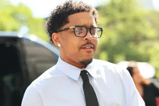 NEW YORK, NEW YORK - JUNE 03: Justin Combs, son of Sean "Diddy" Combs, arrives for Combs' sex trafficking trial at Manhattan Federal Court on June 03, 2025 in New York City. Combs, 55, has pleaded not guilty on all counts, which include a racketeering charge alleging the hip-hop pioneer was the leader of a sex crime ring that included drug-fueled sex parties through the use of force, threats and violence. (Photo by Michael M. Santiago/Getty Images)