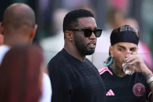 FORT LAUDERDALE, FLORIDA - JULY 25: Entertainer Puff Daddy looks on prior to the Leagues Cup 2023 match between Inter Miami CF and Atlanta United at DRV PNK Stadium on July 25, 2023 in Fort Lauderdale, Florida. (Photo by Hector Vivas/Getty Images)