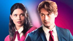 Ruby and James in Maxton Hall [Custom cover edited by PRIMETIMER, Original Image [Facebook/Prime Video])