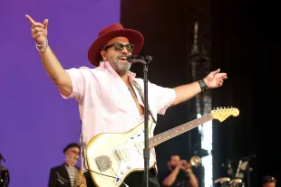 INDIO, CALIFORNIA - MAY 01: Raul Malo of The Mavericks performs onstage during Day 3 of the 2022 Stagecoach Festival at the Empire Polo Field on May 01, 2022 in Indio, California. (Photo by Rich Fury/Getty Images for Stagecoach)