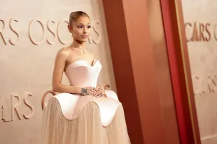 HOLLYWOOD, CALIFORNIA - MARCH 02: Ariana Grande attends the 97th Annual Oscars at Dolby Theatre on March 02, 2025 in Hollywood, California. (Photo by Monica Schipper/Getty Images)