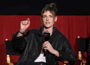 HOLLYWOOD, CALIFORNIA - OCTOBER 26: Kristen Stewart speaks during “The Chronology Of Water” screening at AFI FEST 2025 Presented By Canva at TCL Chinese 6 Theatres on October 26, 2025 in Hollywood, California. (Photo by Jesse Grant/Getty Images for AFI)