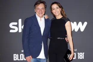 Fabio Caressa and Benedetta Parodi (Image via Getty)