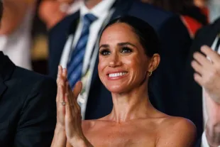DUSSELDORF, GERMANY - SEPTEMBER 16: Meghan, Duchess of Sussex attends the closing ceremony of the Invictus Games Düsseldorf 2023 at Merkur Spiel-Arena on September 16, 2023 in Duesseldorf, Germany. (Photo by Joshua Sammer/Getty Images)