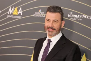 In this image released on November 18, 2024, Jimmy Kimmel attends the 2024 Media Access Awards at AVALON Hollywood on October 29, 2024 in Los Angeles, California. (Photo by Kevin Winter/Getty Images)