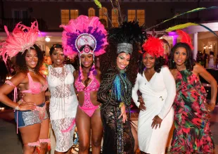  Toya Bush-Harris, Simone Whitmore, Quad Webb-Lunceford, Heavenly Kimes, and Jacqueline Walters (Image Via Getty)