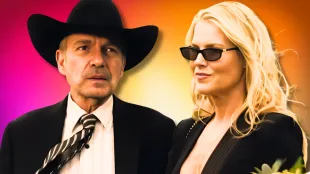 Billy Bob Thornton and Ali Larter in Landman Season 2 (Custom cover edited by Primetimer, Original Image ©️Landman Official)