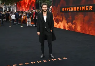 Guy Burnet attends UK Premiere of "Oppenheimer" at the Odeon Luxe Leicester Square on July 13, 2023 in London, England. (Photo by Alan Chapman/Dave Benett/WireImage)