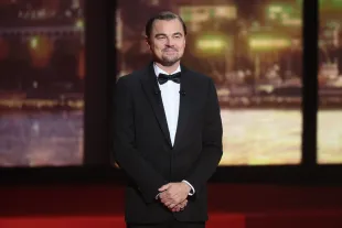 CANNES, FRANCE - MAY 13: Leonardo DiCaprio is seen onstage during the opening ceremony at the 78th annual Cannes Film Festival at the Palais de Festival on May 13, 2025 in Cannes, France. (Photo by Andreas Rentz/Getty Images)