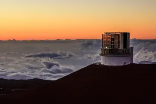 Subaru Optical IR Telescope Located on the Summit at the Mauna Kea Observatories on the Big Island of Hawaii (Image via Getty)