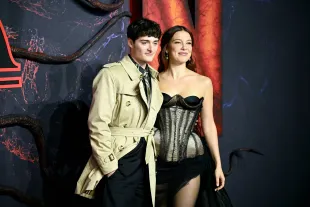 Noah Schnapp and Millie Bobby Brown from "Stranger Things 5" (image Via Getty)