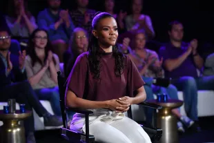 Candace Owens reshared Tim Pool's video on X while reacting to it (Image via Getty)