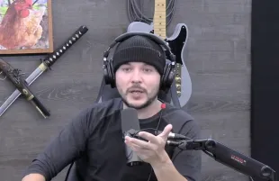 Tim Pool alleged that someone fired three shots at one of his properties (Image via YouTube/TimCast IRL)