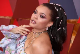 HOLLYWOOD, CA - MARCH 04:  Andra Day attends the 90th Annual Academy Awards at Hollywood & Highland Center on March 4, 2018 in Hollywood, California.  (Photo by Kevork Djansezian/Getty Images)