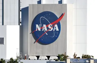 The NASA logo (Image via Getty)