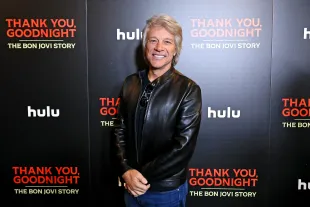 NEW YORK, NEW YORK - APRIL 25: Jon Bon Jovi attends the "Thank You Goodnight: The Bon Jovi Story" Special Screening at iPic Fulton Market on April 25, 2024 in New York City. (Photo by Theo Wargo/Getty Images)