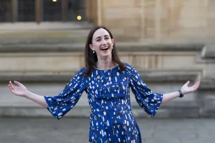 OXFORD, ENGLAND - MARCH 21:  Sophie Kinsella, international best selling chick-lit author, at the FT Weekend Oxford Literary Festival on March 21, 2018 in Oxford, England.  (Photo by David Levenson/Getty Images)